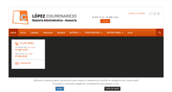 Desktop Screenshot of lopezcolmenarejo.com