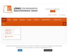 Tablet Screenshot of lopezcolmenarejo.com